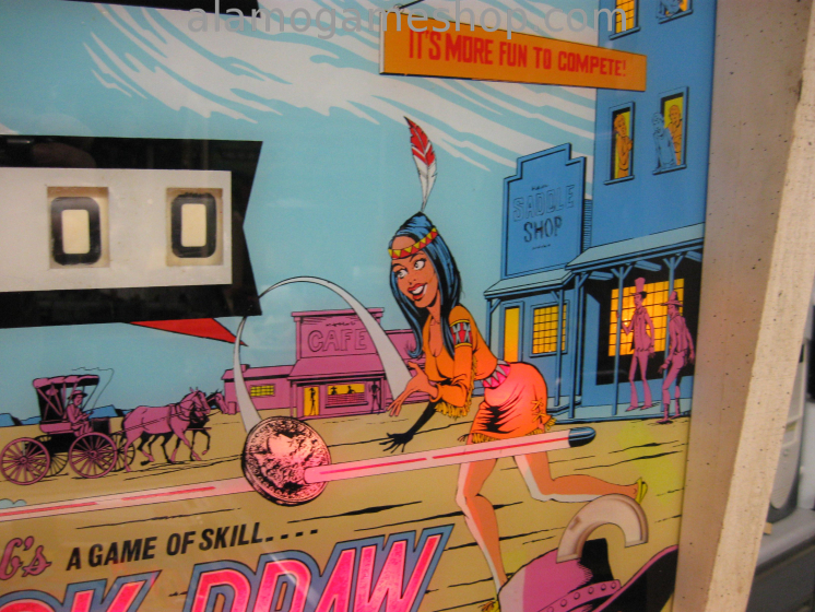 (image for) Quick Draw pinball by Gottlieb 1975