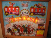 (image for) Race Time pinball by Gottlieb 1959