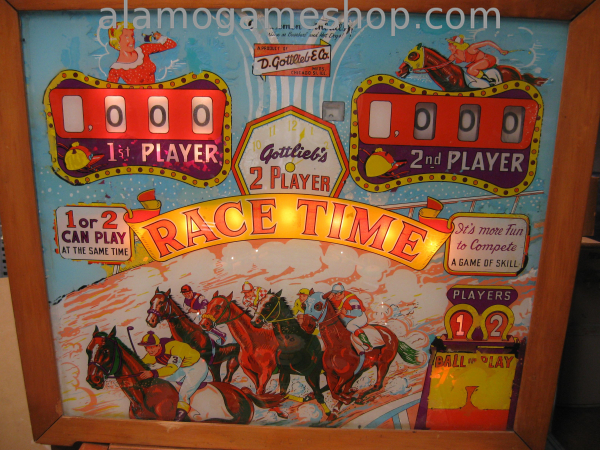 (image for) Race Time pinball by Gottlieb 1959