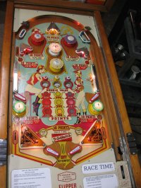 (image for) Race Time pinball by Gottlieb 1959