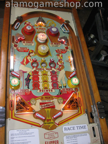 (image for) Race Time pinball by Gottlieb 1959