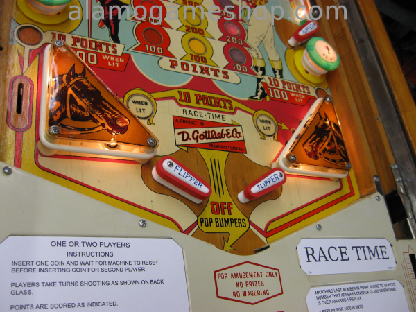 (image for) Race Time pinball by Gottlieb 1959