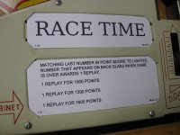 (image for) Race Time pinball by Gottlieb 1959