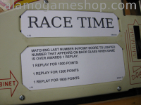 (image for) Race Time pinball by Gottlieb 1959