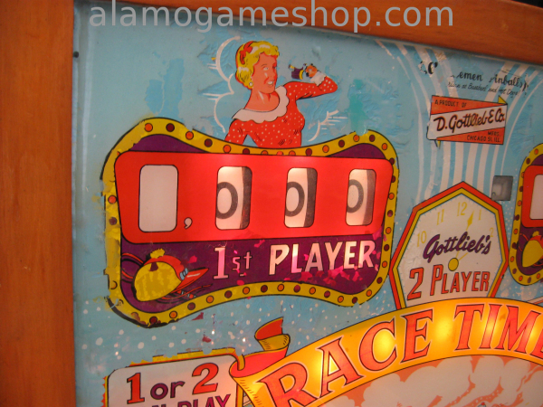 (image for) Race Time pinball by Gottlieb 1959