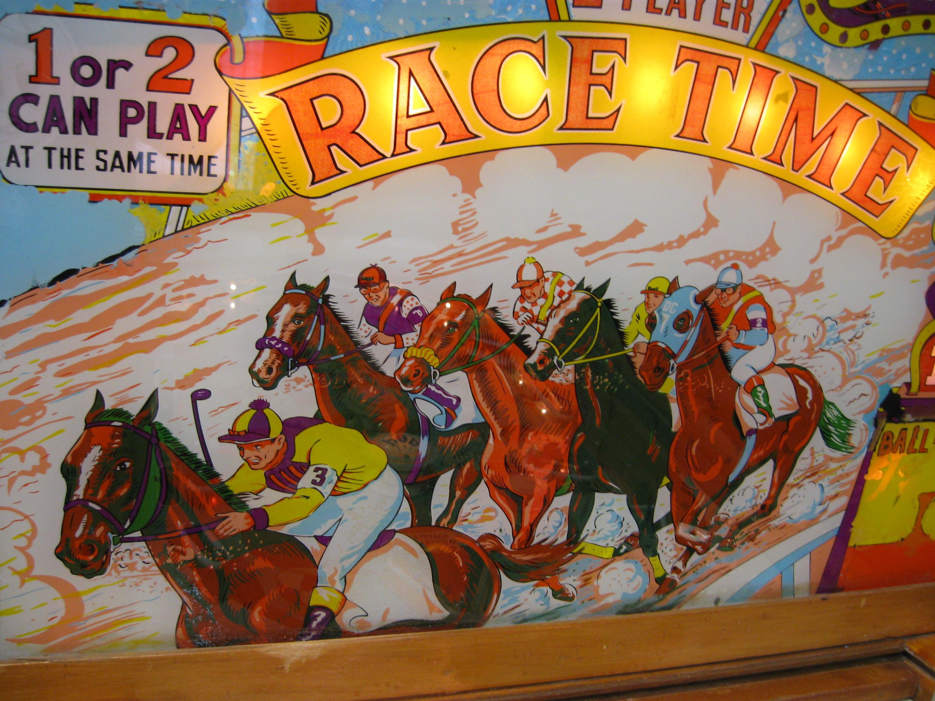 (image for) Race Time pinball by Gottlieb 1959