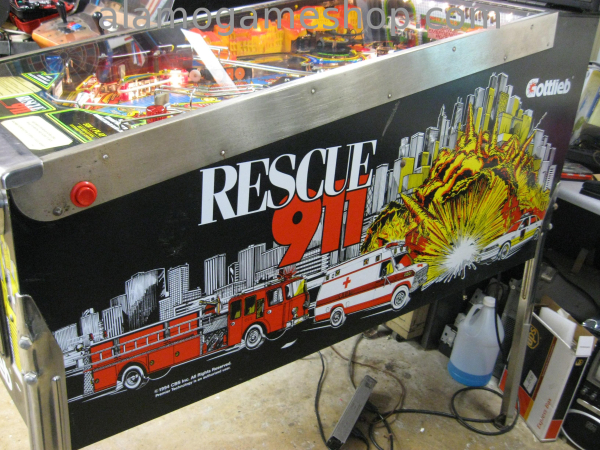 (image for) Rescue 911 pinball by Premier/Gottlieb