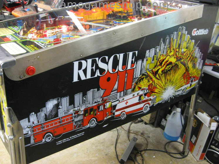 (image for) Rescue 911 pinball by Premier/Gottlieb