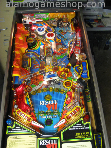 (image for) Rescue 911 pinball by Premier/Gottlieb