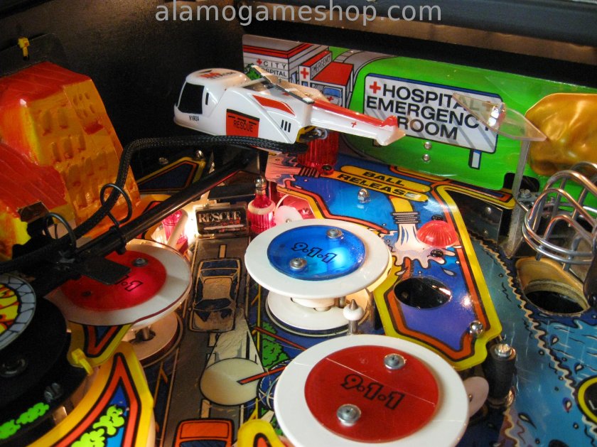 Rescue 911 pinball by Premier/Gottlieb - Click Image to Close
