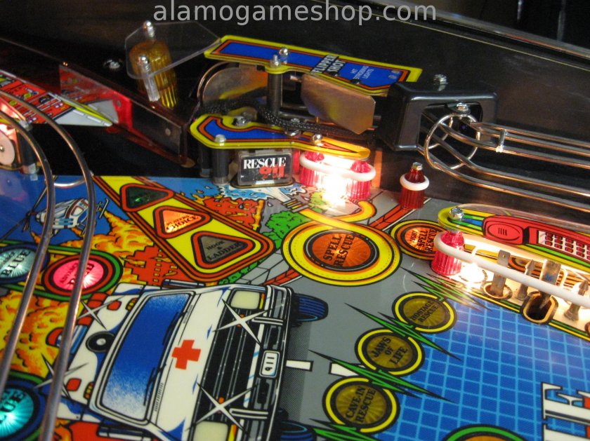 Rescue 911 pinball by Premier/Gottlieb - Click Image to Close
