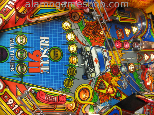 (image for) Rescue 911 pinball by Premier/Gottlieb