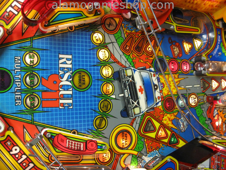 (image for) Rescue 911 pinball by Premier/Gottlieb