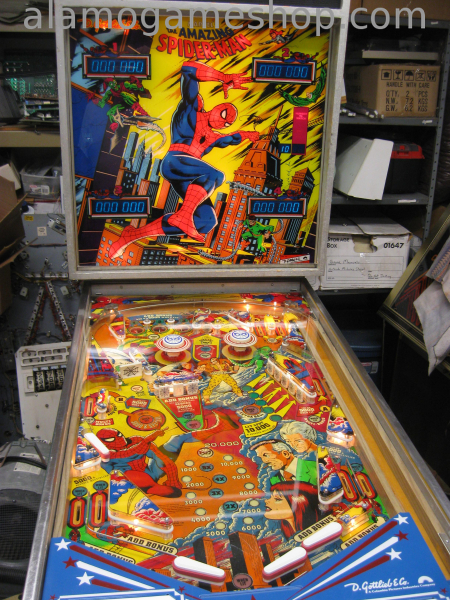 (image for) The Amazing Spiderman pinball by Gottlie