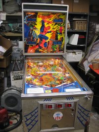 (image for) The Amazing Spiderman pinball by Gottlie