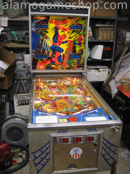(image for) The Amazing Spiderman pinball by Gottlie