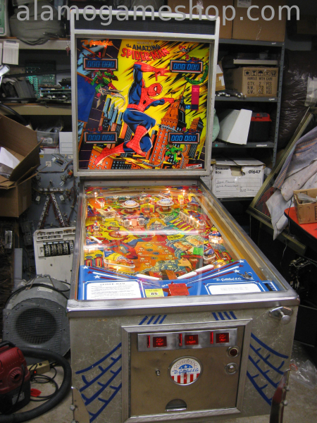 (image for) The Amazing Spiderman pinball by Gottlie