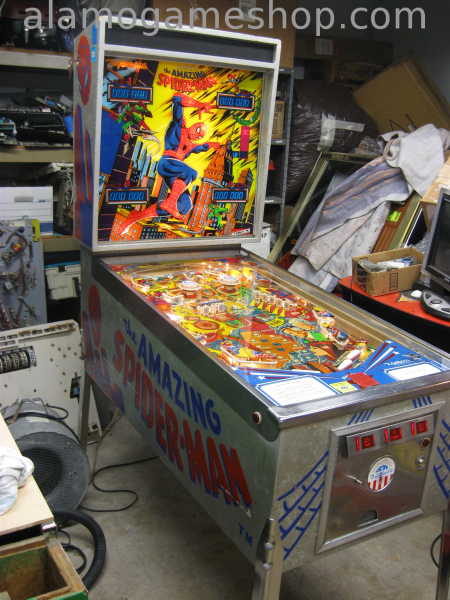 (image for) The Amazing Spiderman pinball by Gottlie