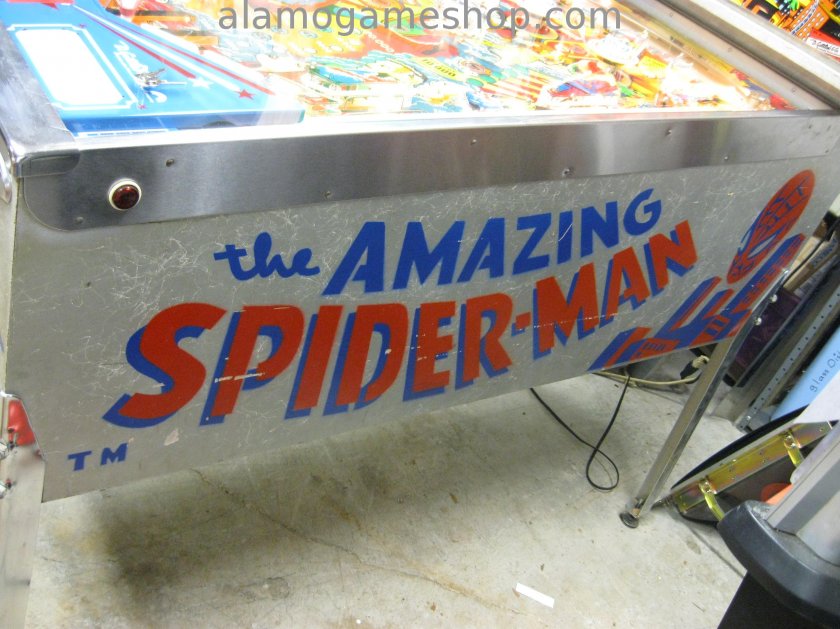 The Amazing Spiderman pinball by Gottlie - Click Image to Close