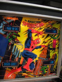 (image for) The Amazing Spiderman pinball by Gottlie