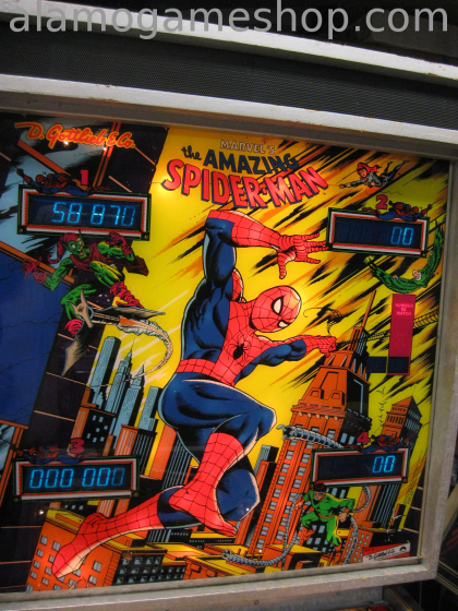 (image for) The Amazing Spiderman pinball by Gottlie