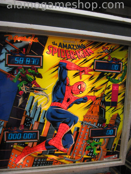 (image for) The Amazing Spiderman pinball by Gottlie