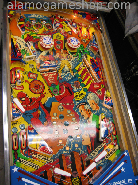 (image for) The Amazing Spiderman pinball by Gottlie