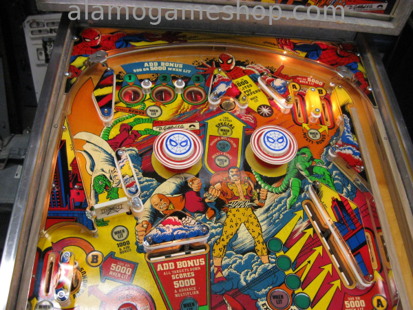 (image for) The Amazing Spiderman pinball by Gottlie