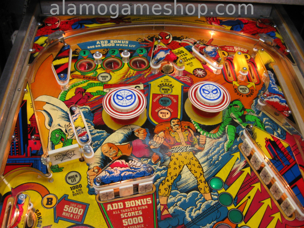 (image for) The Amazing Spiderman pinball by Gottlie