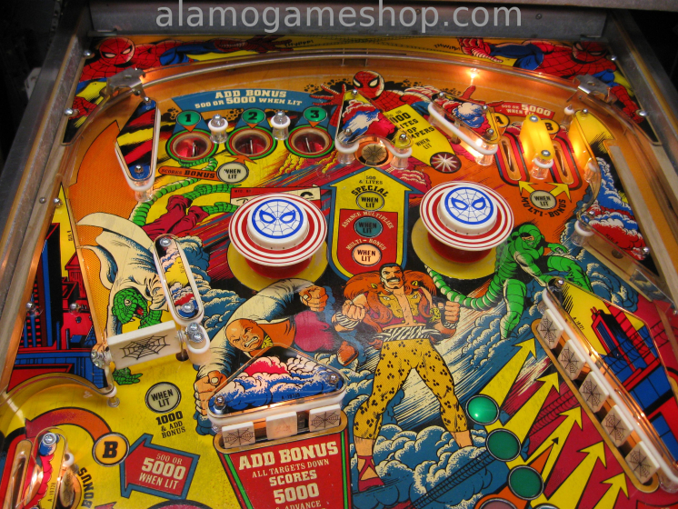 (image for) The Amazing Spiderman pinball by Gottlie