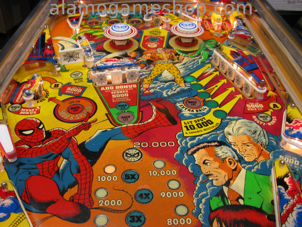 (image for) The Amazing Spiderman pinball by Gottlie