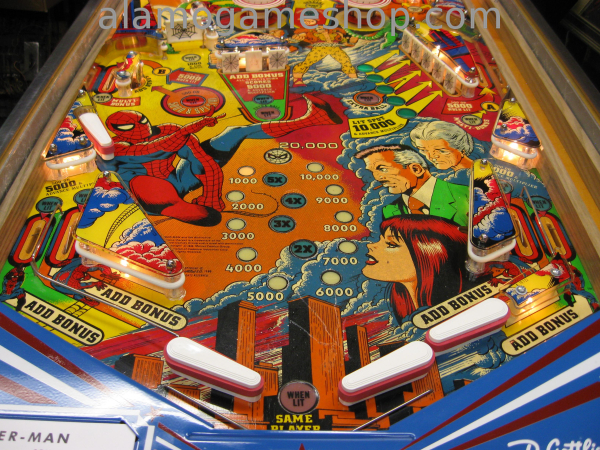 (image for) The Amazing Spiderman pinball by Gottlie