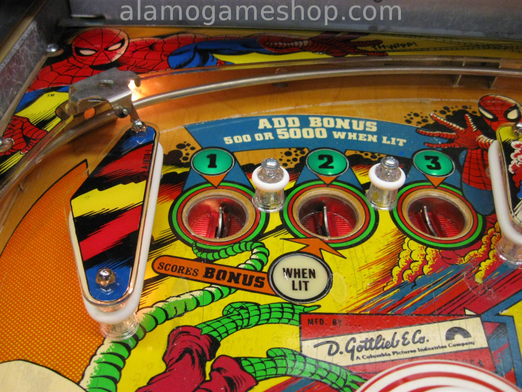 (image for) The Amazing Spiderman pinball by Gottlie