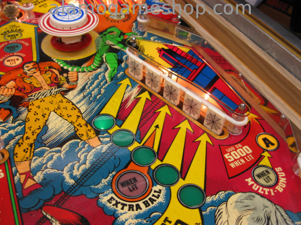 (image for) The Amazing Spiderman pinball by Gottlie