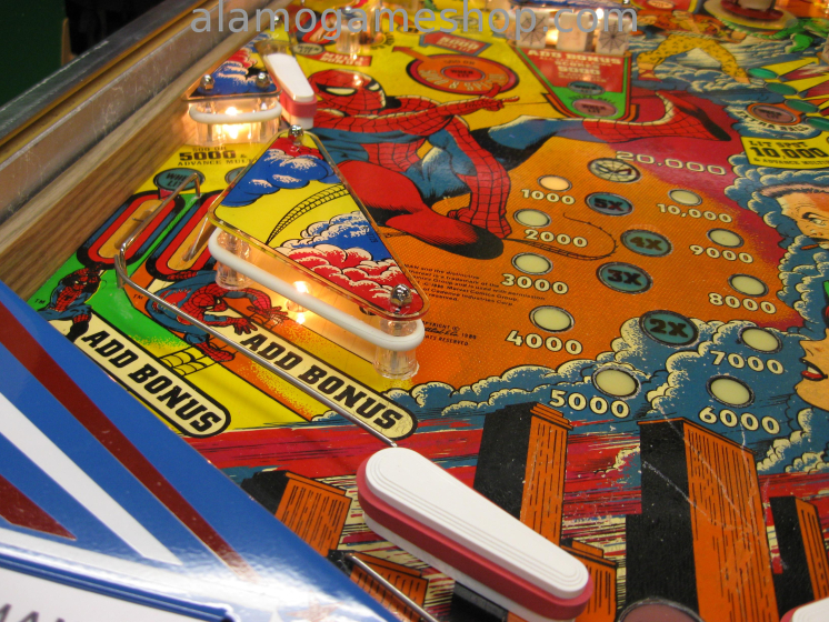 (image for) The Amazing Spiderman pinball by Gottlie