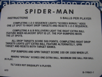 (image for) The Amazing Spiderman pinball by Gottlie