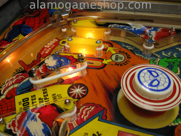 (image for) The Amazing Spiderman pinball by Gottlie