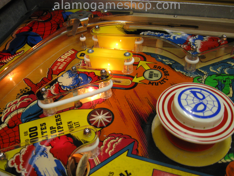 (image for) The Amazing Spiderman pinball by Gottlie