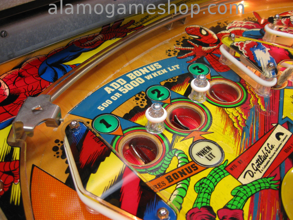 (image for) The Amazing Spiderman pinball by Gottlie