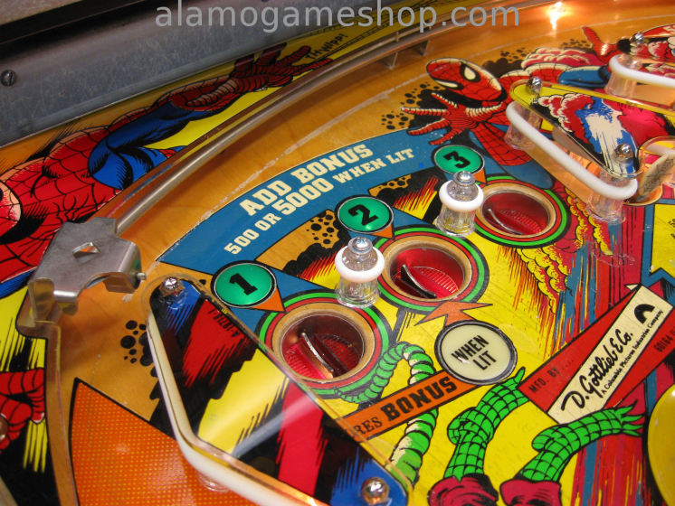 (image for) The Amazing Spiderman pinball by Gottlie