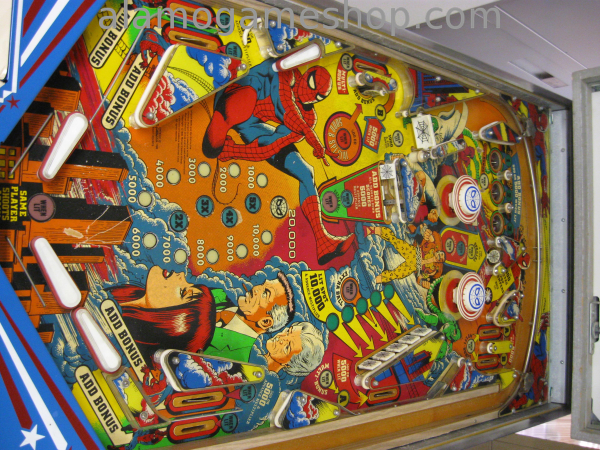 (image for) The Amazing Spiderman pinball by Gottlie