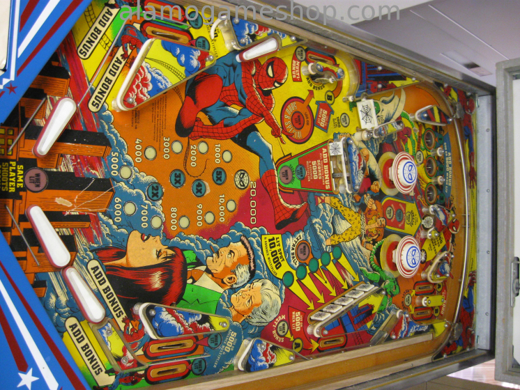 (image for) The Amazing Spiderman pinball by Gottlie