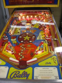 (image for) Supersonic pinball by Bally 1979