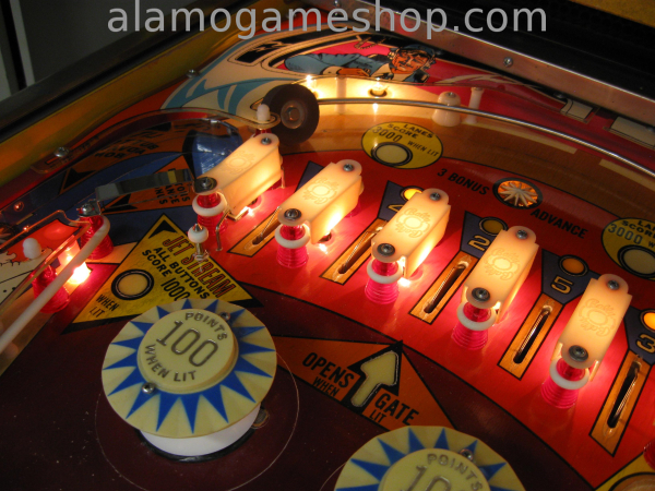 (image for) Supersonic pinball by Bally 1979