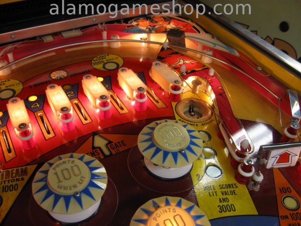 (image for) Supersonic pinball by Bally 1979