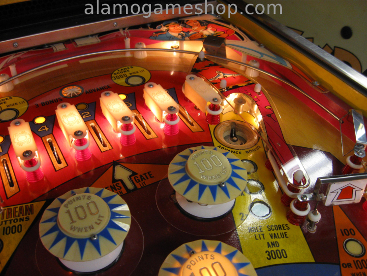 (image for) Supersonic pinball by Bally 1979