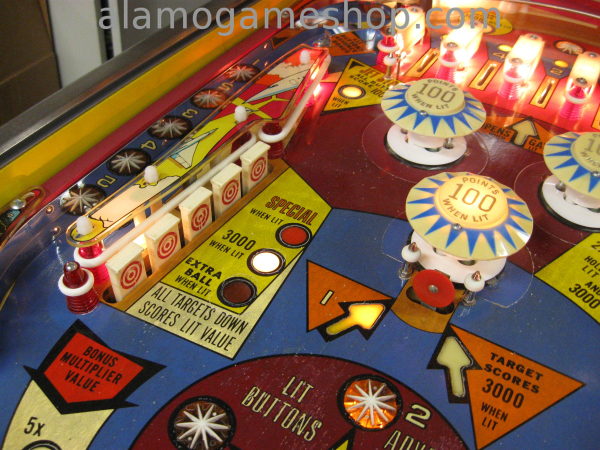 (image for) Supersonic pinball by Bally 1979