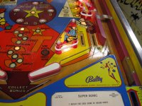 (image for) Supersonic pinball by Bally 1979