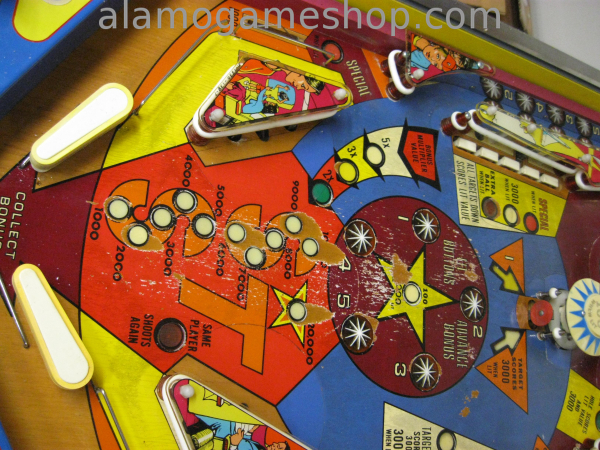 (image for) Supersonic pinball by Bally 1979