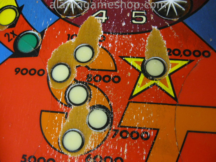 (image for) Supersonic pinball by Bally 1979